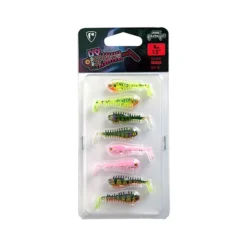 Fox Rage Micro Spikey Fry UV Mixed Colour Pack 4cm 8pcs