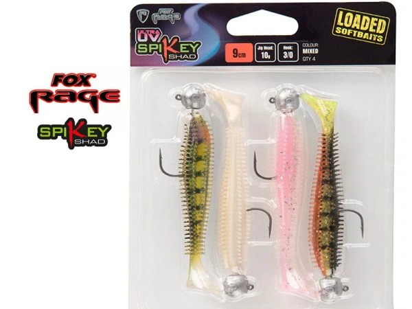 Fox Rage Spikey Shad 4 Stuks 1 Fox Rage Spikey Shad 4 Stuks