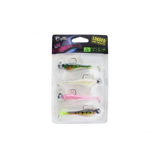 Fox Rage UV Minifry Loaded 7cm 4 Stuks 1 Fox Rage UV Minifry Loaded 7cm 4 Stuks