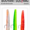 Korum Snapper Floatex Squirmz 7,5cm (5g) Size 1 (3 Stuks)