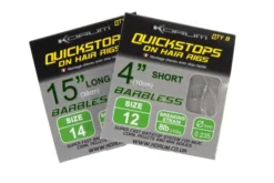 Korum Quickstops On Hair Rigs