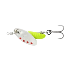 Savage Gear 3D Grub Spinner #0 2,2g 7 Savage Gear 3D Grub Spinner #0 2,2g -Aanbevolen Winkels Voor Visbenodigdheden Savage Gear 3D Grub Spinner 0 22g sinking Silver Red Lime