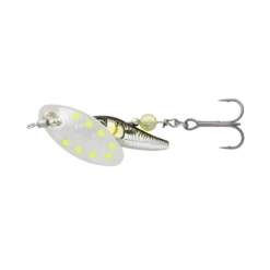 Savage Gear 3D Sticklebait Spinner #2 7,3g -Aanbevolen Winkels Voor Visbenodigdheden Savage Gear 3D Sticklebait Spinner Sinking Green Silver Ayu